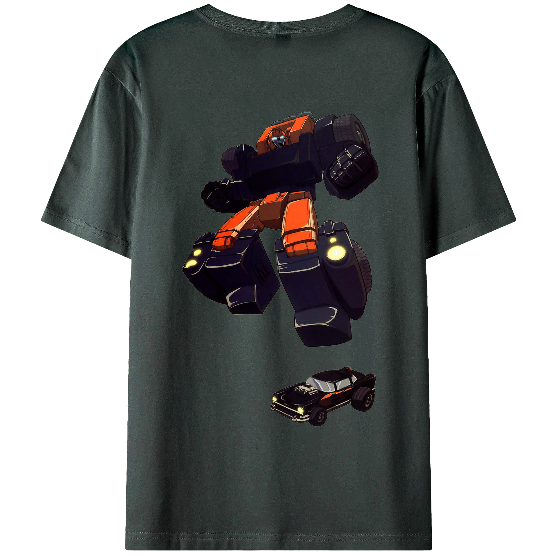 （画像用）  綿100％ メンズ半袖Tシャツ（バックプリント） 通気性
